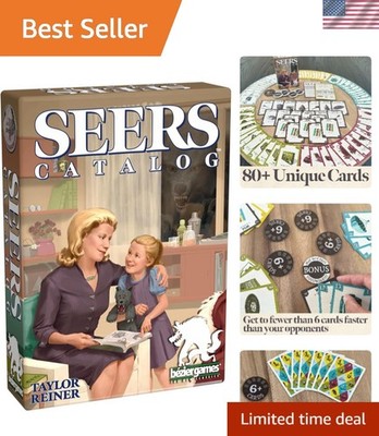 Seers Catalog: Compact Asymmetric Card Game for Fun Gatherings - 30 Minutes Play