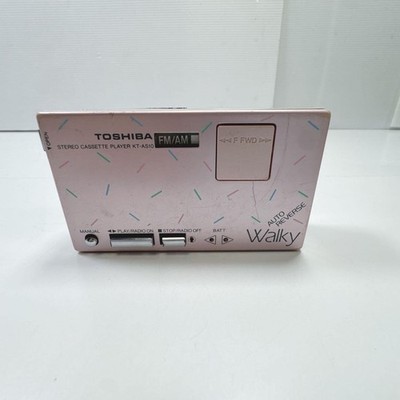 TOSHIBA walky KT-AS10 ポータブルカセットプレーヤー TOSHIBA Walky KT-AS10／RP-AF5 東芝 ステレオカセットプレーヤー AM
