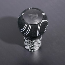 Momo Ultra Black Edition Graffiti Suede Leather Manual Gear Stick Shift Knob
