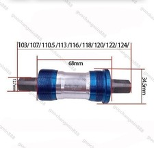1X Fahrrad Innenlager Tretlager Mittel Konsole Welle 68mm 103mm-127,5mm