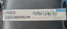Matco 10 Piece 3/8 Metric 6 Point Flare it Crowfoot Wrench Set SRBCFNM10c