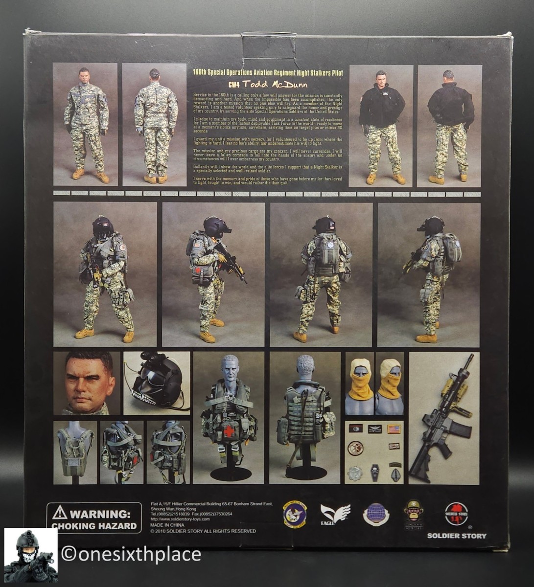 1:6 scale Soldier Story 160th SOAR Nightstalkers Pilot Todd McDunn