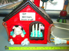 LARGE Three Little Pigs Night Light, Specialty Made In USA, Works Good