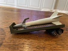 Tyco HO Slot Car Electric Trucking US Army Rocket Missile Transport Trailer