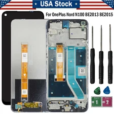 For OnePlus Nord N100 BE2013 BE2015 LCD Touch Screen Digitizer Replacement Frame