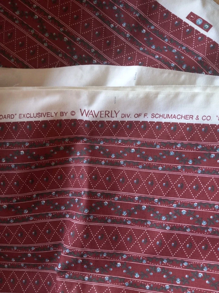 Waverly Multicolor Floral Calicó Armario Tela Algodón 4yds x 45 pulgadas Foto 2 de 4