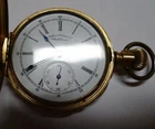 1892 Waltham Pocket Watch. Gr. L  6s 11j. Hunters Case Sidewinder! Not Running.