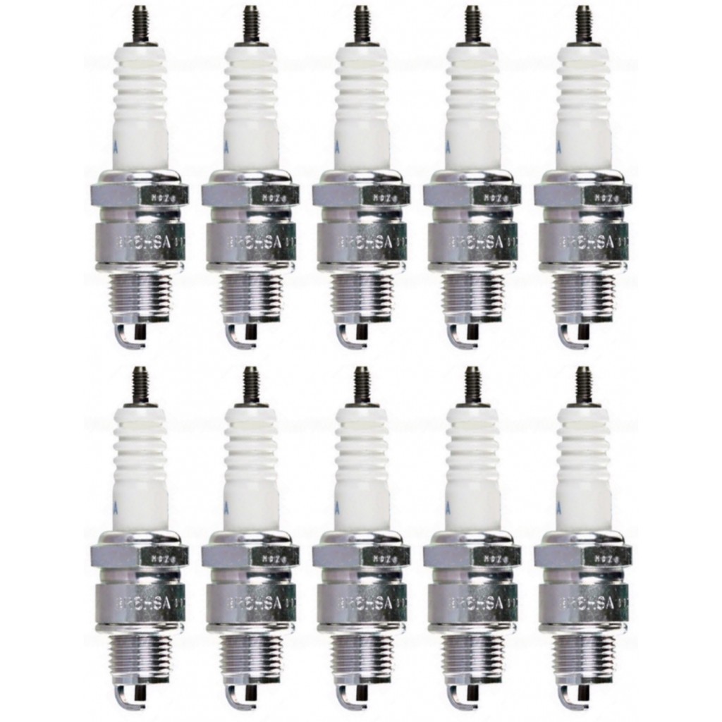 NGK For KYMCO Sting 50 2009 Standard Spark Plug Box of 10 BR8HSA
