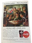 1945 COCA-COLA WW2 Checkmate pardner Have a Coke 7”X10” Vintage Coke Print Ad