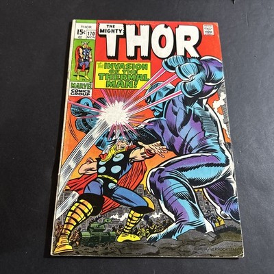 The Mighty Thor #170 (Marvel Comics November 1969) Vg+