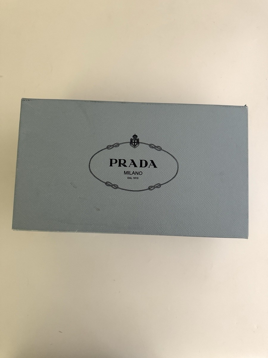 PRADA Milano 1913 Authentic Blue Shoe Box Box 12 x 6 x 4.5 inches