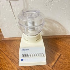 Osterizer Designer Cycle Blend Food Processor 10 Speed Almond 890-20M Vintage