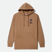 Brixton Dawg Hooded Sweatshirt Gr: M Sand
