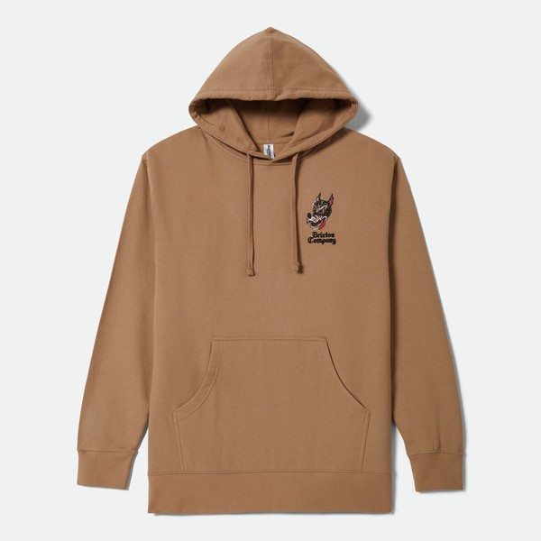 Brixton Dawg Hooded Sweatshirt Gr: M Sand-image