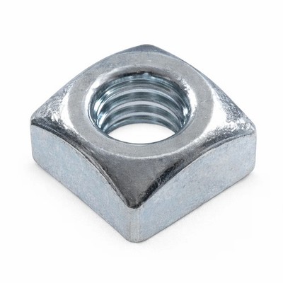BULK BOX! 5/16''-18 Square Nuts Grade 2 Zinc CR+3 2500pcs