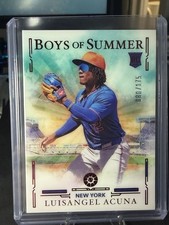 2025 Panini Boys of Summer - Luisangel Acuna, Luisangel Acuna #43 Red /175 (RC)