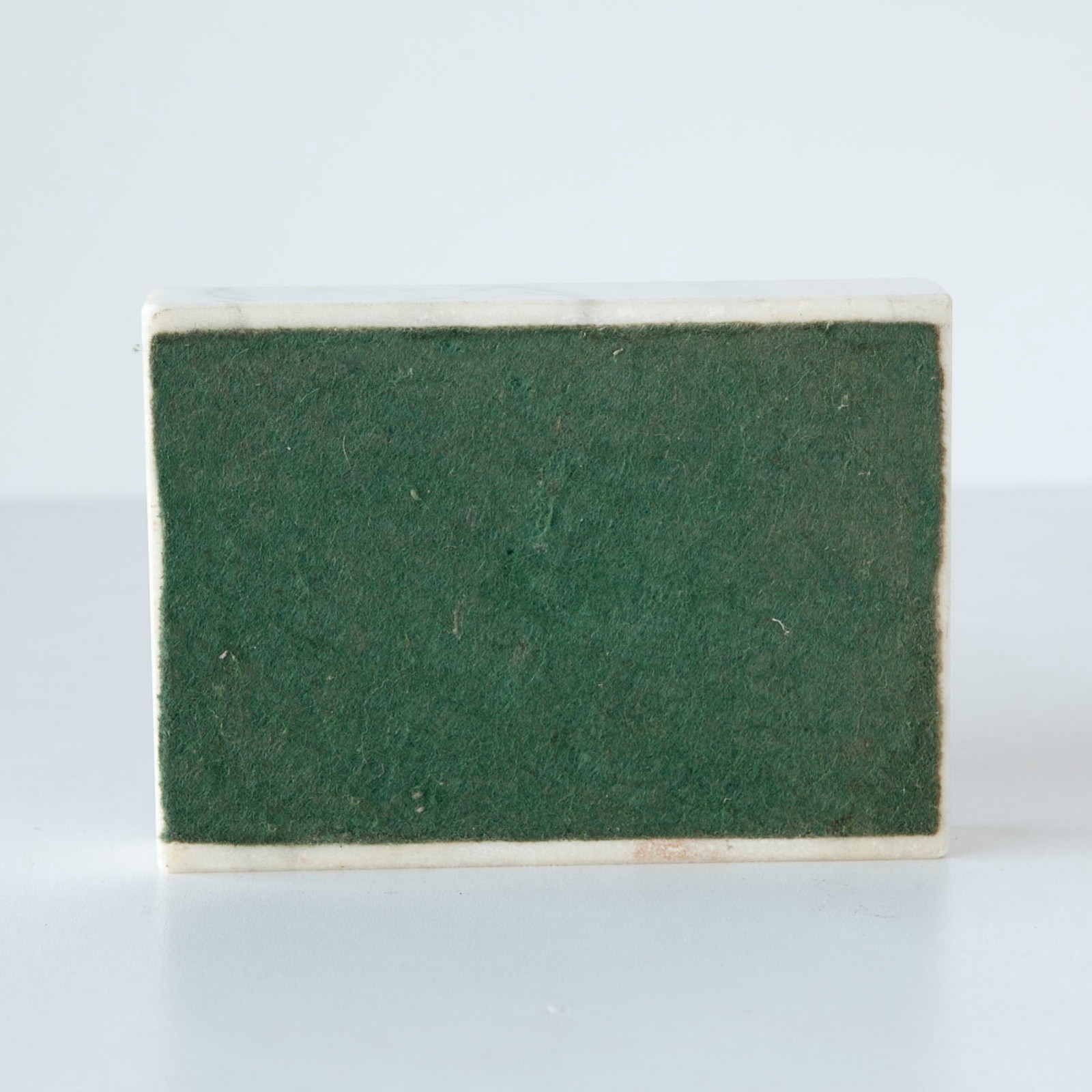 Vintage Art Deco Style Red Painted Metal Pheasant Sculpture on Marble Pedestal