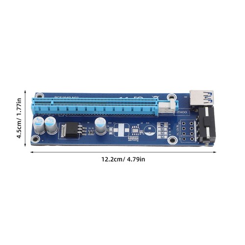 PCI-E-Adapterkarte Pcie Riser Erweiterungskarte PCI-E-Kartenadapter PCI-Riser - Afbeelding 4 van 12