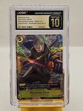 Roronoa Zoro OP07-113 One Piece Promotion Cards for sale | eBay