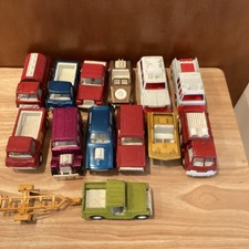 13 Vintage Tootsie Toy Cars, And Trucks Bronco 1970 Made in USA Vehicle Vtg