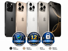 Apple iPhone 16 Pro Max - 256GB 512GB 1TB Very Good Unlocked