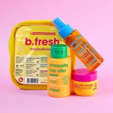 b.fresh tropicalicious travel triomini bodycare travel kit