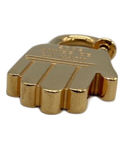 Auth HERMES Hand Cadena Lock Charm Gold 2002 ANNEE DE LA MAIN RARE Japan Used - Picture 9 of 10