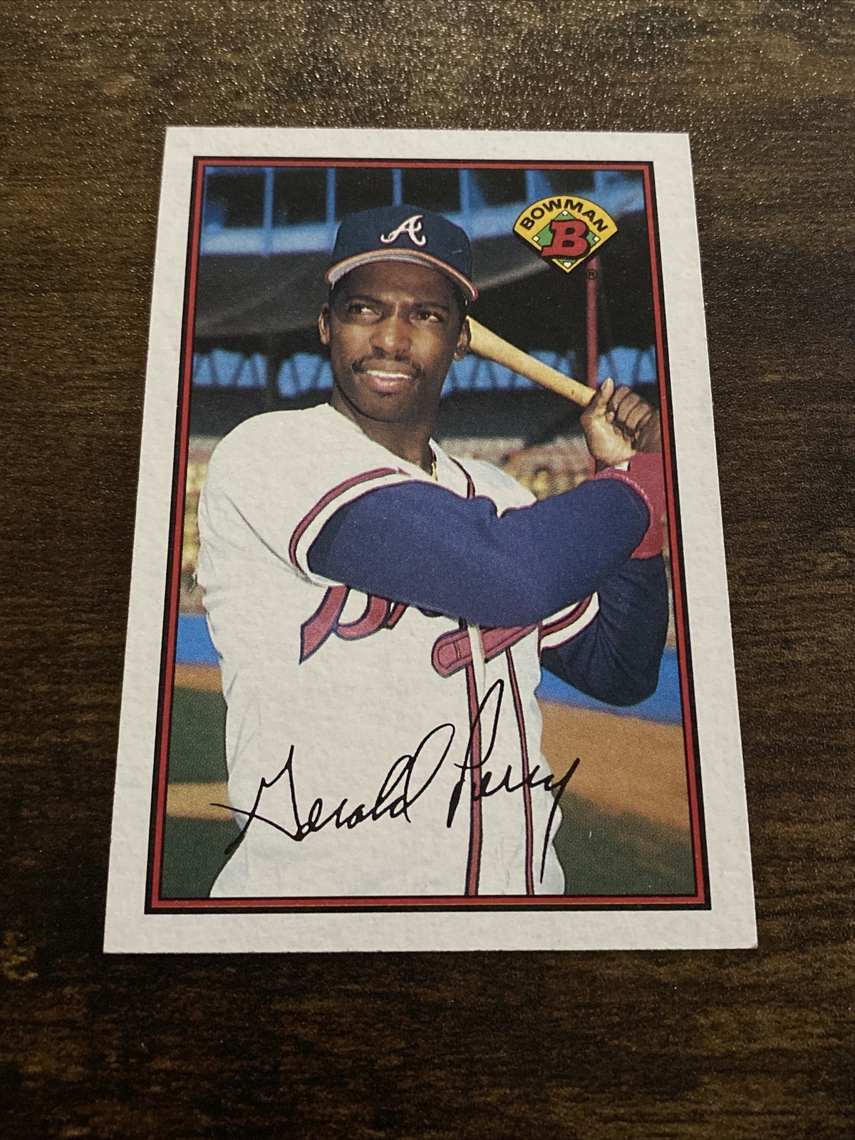 1989 Bowman #273 Gerald Perry Atlanta Braves D676*