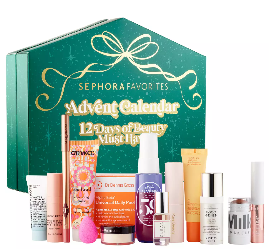 Sephora Favorites 2024 Advent Calendar 12 Days of Beauty Must