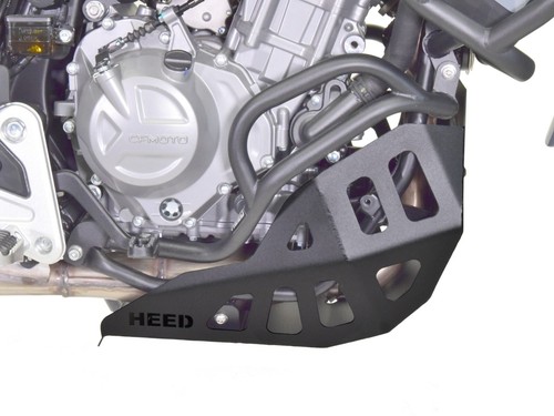 Sabot moteur Heed pour CF Moto 450 MT - aluminium noir - Photo 2/4