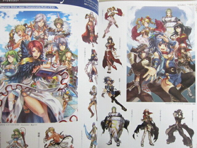 Ragnarok Online 5th Anniversary Memorial Book Official Art Illustrations  Japan