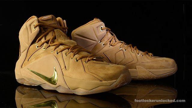 nike lebron 12 ext qs wheat
