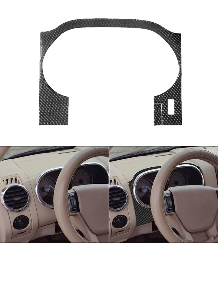 Juego completo de cubierta interior de fibra de carbono para Ford Explorer Sport Trac 2008-2010 Foto 2 de 4