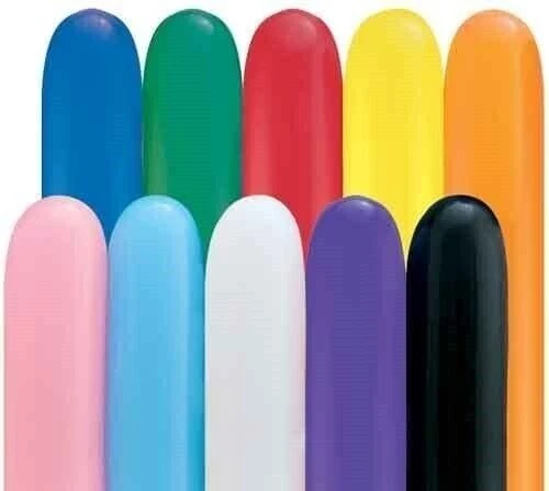 Qualatex 260Q Classic Assortment Latex Balloons Assorted Colors 250 Count