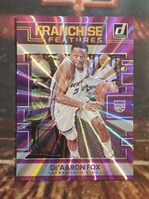 2022 Donruss De'Aaron Fox Purple(match) Holo Laser /99 Franchise Features SP #25