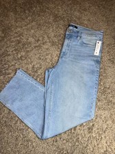 NEW Women's Calvin Klein Size 8 Vintage Straight High Rise Blue Jeans MSRP 79.50