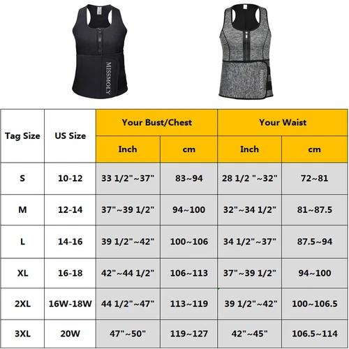 Mens Sauna Suit Sweat Vest Waist Trainer Body Shaper Tank Top Compression Shirt - Picture 2 of 30