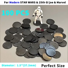 100X Display Stand Base For Modern STAR WARS & 25th Gi joe & Marvel Dc Figure BL
