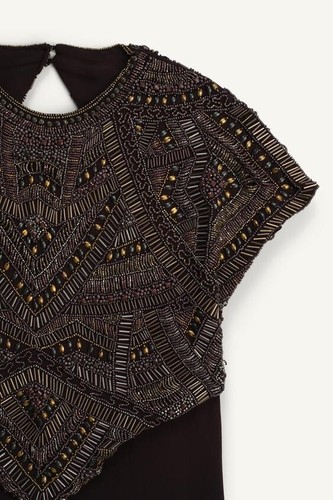 Zara VESTIDO TOP BORDADO LIMITED EDITION, Vestido largo confección Z3 SIZE M y L - Picture 7 of 10