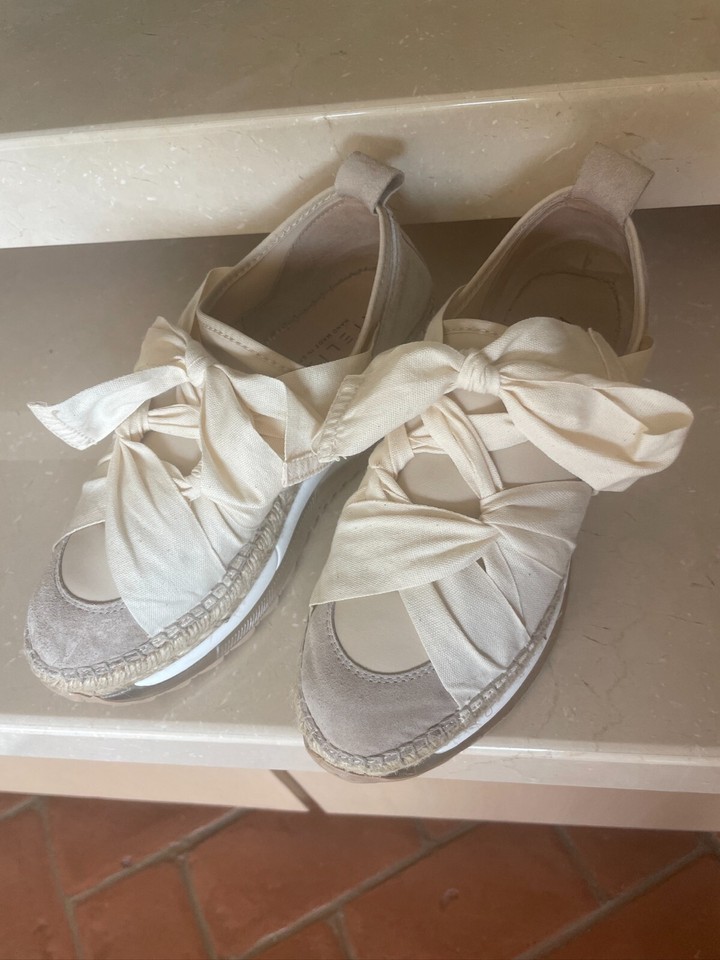 Atelier/Free People Espadrille Shoe Size 38 Hand Made in Spain Ret 228