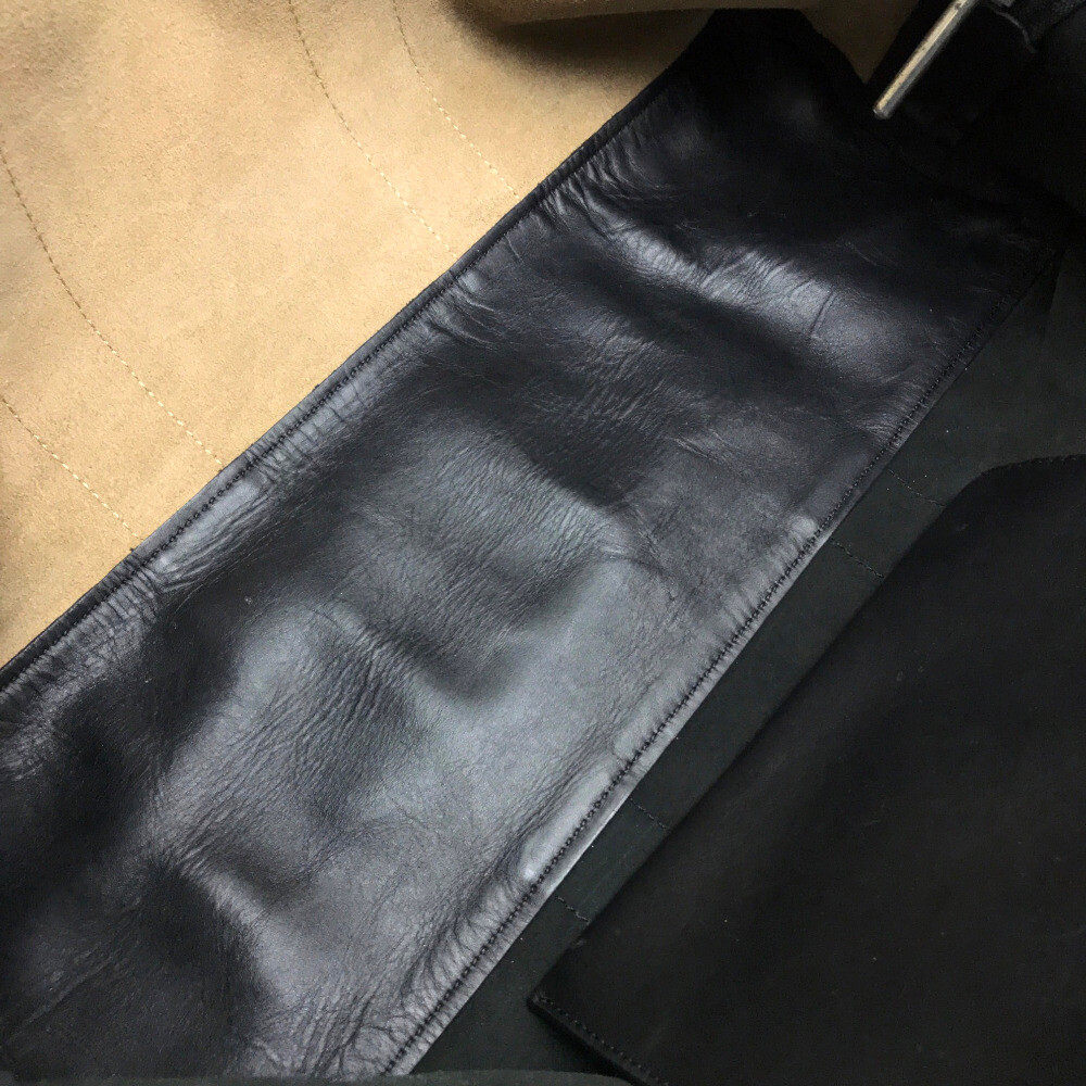 3.1 PHILLIP LIM Bicolor Hour bag Hand-held Tote Bag Shoulder Bag Black/Beige image 7