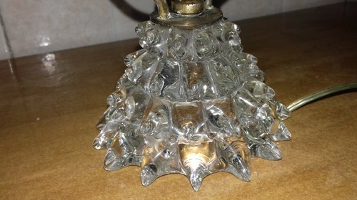 Small Vintage Table Lamp 1960s Style Barovier Rostrato Old Table Lamp - Picture 6 of 9