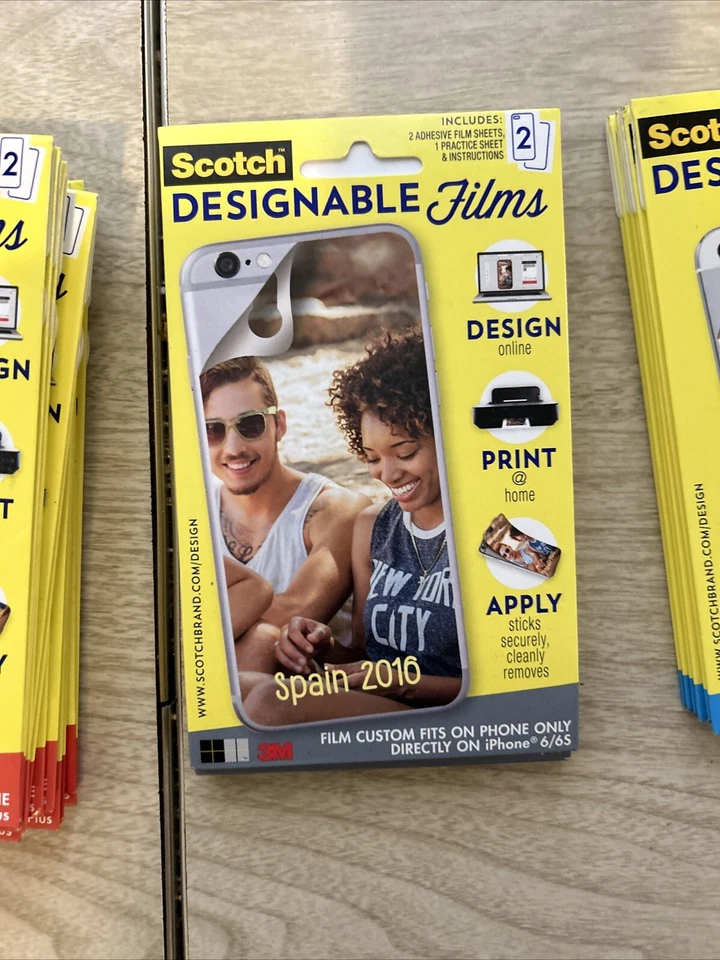 Fotos personalizadas de películas de diseño escocés, lote de 4 paquetes de fundas para fotos de teléfonos inteligentes Foto 3 de 4