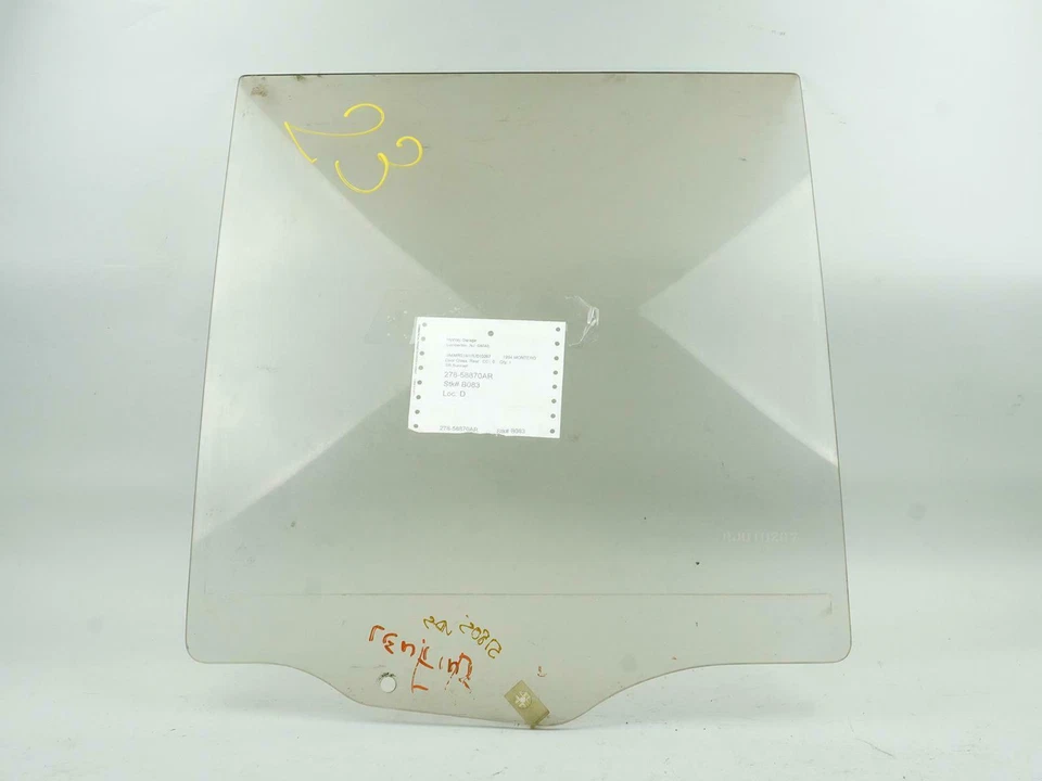 1992 - 1998 Mitsubishi Montero Window Glass Door Rear Passenger Right Rh Oem - Image 2 of 4