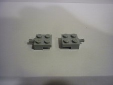 2 x LEGO Mdstone Plate 2x2 Wheel Holder 4488 Set 7747/7733/7642/7288/7743/7686..