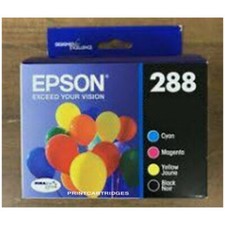 Epson 288 Ink Set 4 NEW Sealed Genuine 288i Setup No Box XP 330 340 430 434 440