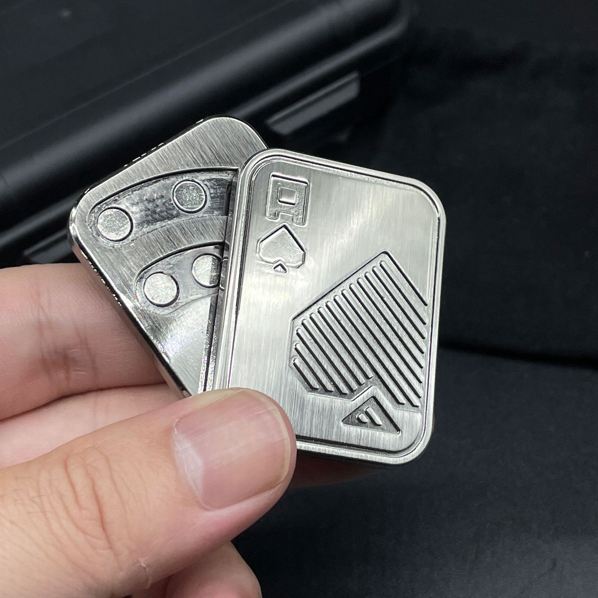 TDAH Push Slider Toy Fidget Slider Metal Fidget Toys, Anxiété Soulagement Du Stress Slider Jouet