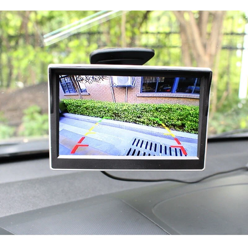 5" Monitor Car Reversing Camera Kit BackUp Car Rear View Camera Parking System - Image 2 of 4