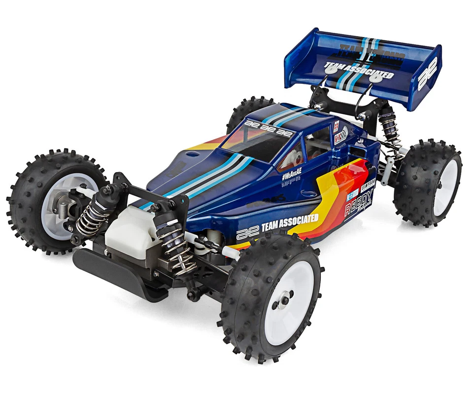 Associated 9065 1/10 Yokomo YZ-10 Classic 4WD Off-Road Buggy Blue Kit - Image 2 of 4