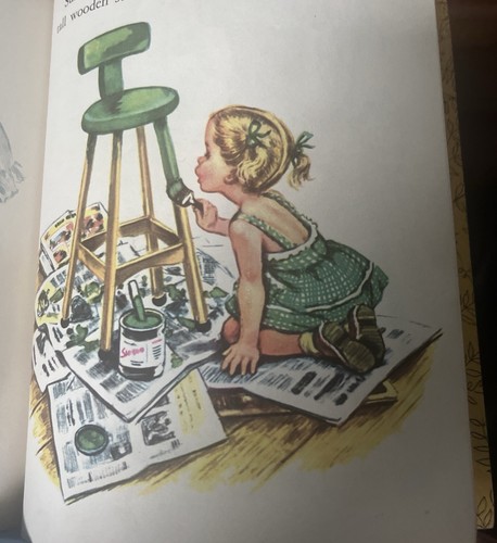 Fun With Decals (Partial Decals) 1952 HC Little Golden Book First A Edition - Picture 11 of 12